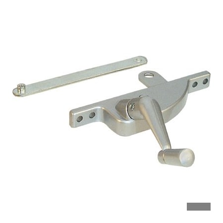 Prime-Line Aluminum Finish Off-Set Left-Hand Jalousie Operator (Single Pack) H 3549